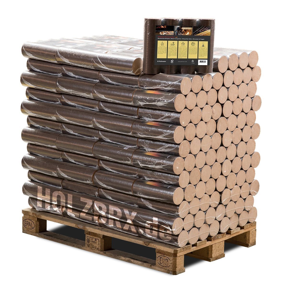 POLLMEIER Holzbriketts Premium Plus Buche 960 kg