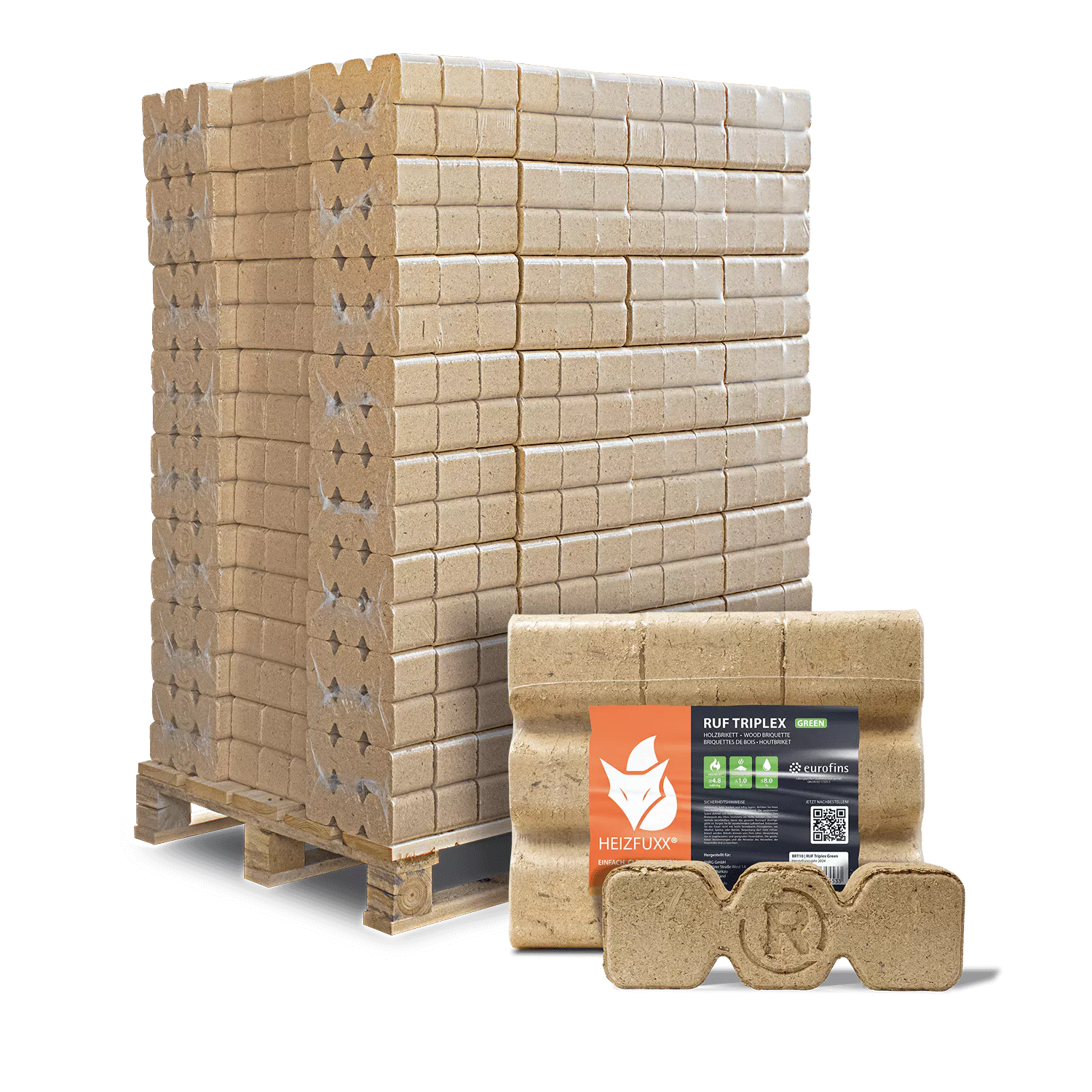 RUF Holzbriketts Triplex Green 960 kg