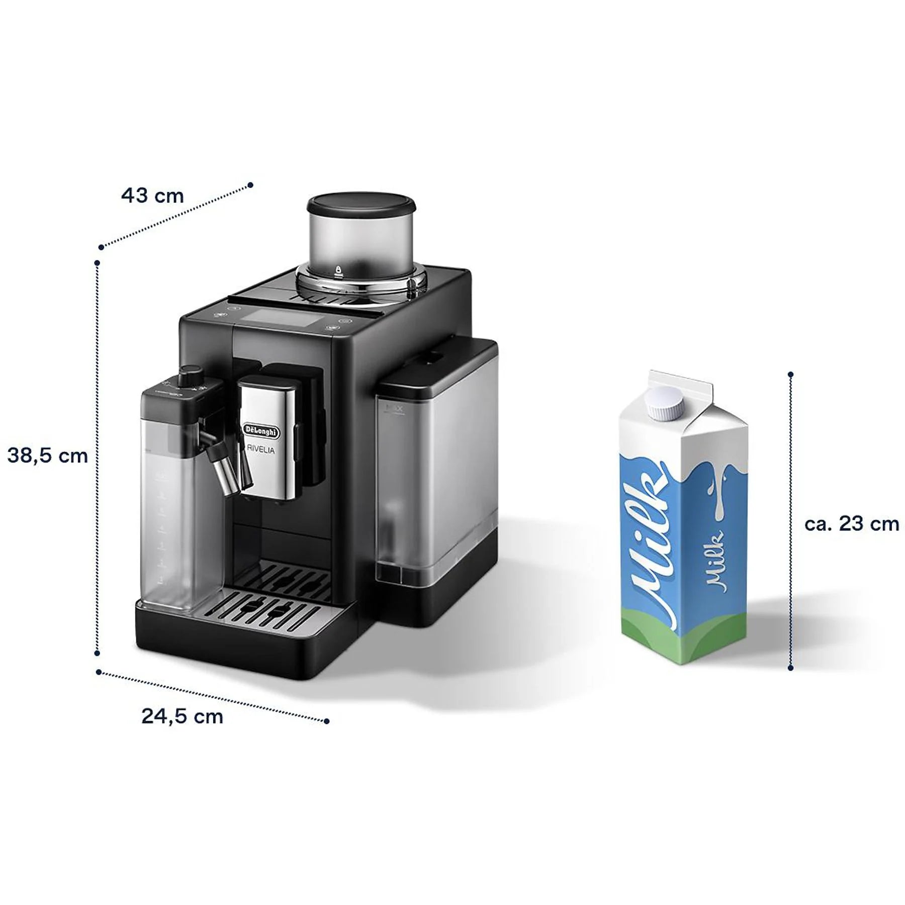 De’Longhi Rivelia EXAM440.55.B Kaffeevollautomat Schwarz