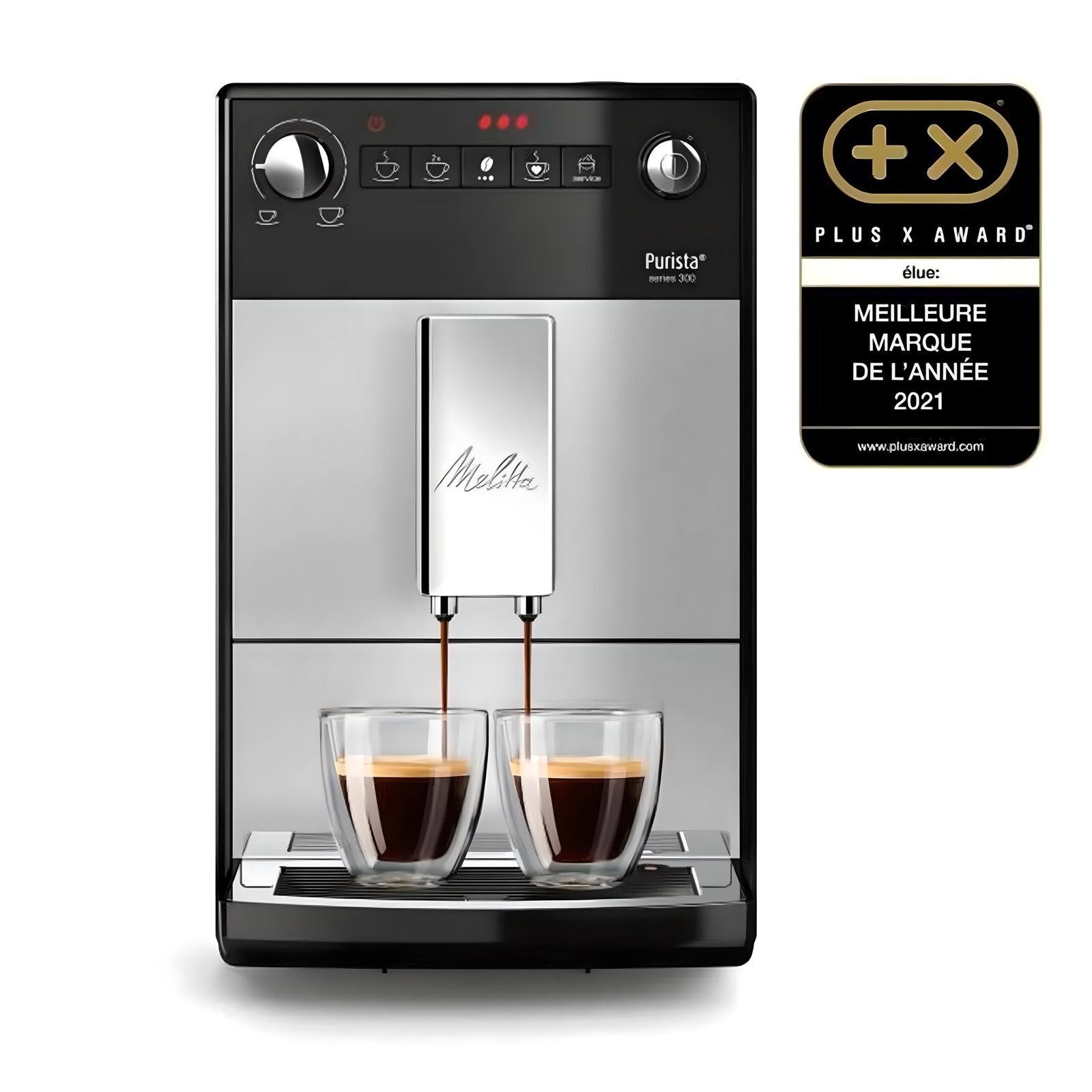 Melitta Purista F23/0-101 Kaffeevollautomat Silber