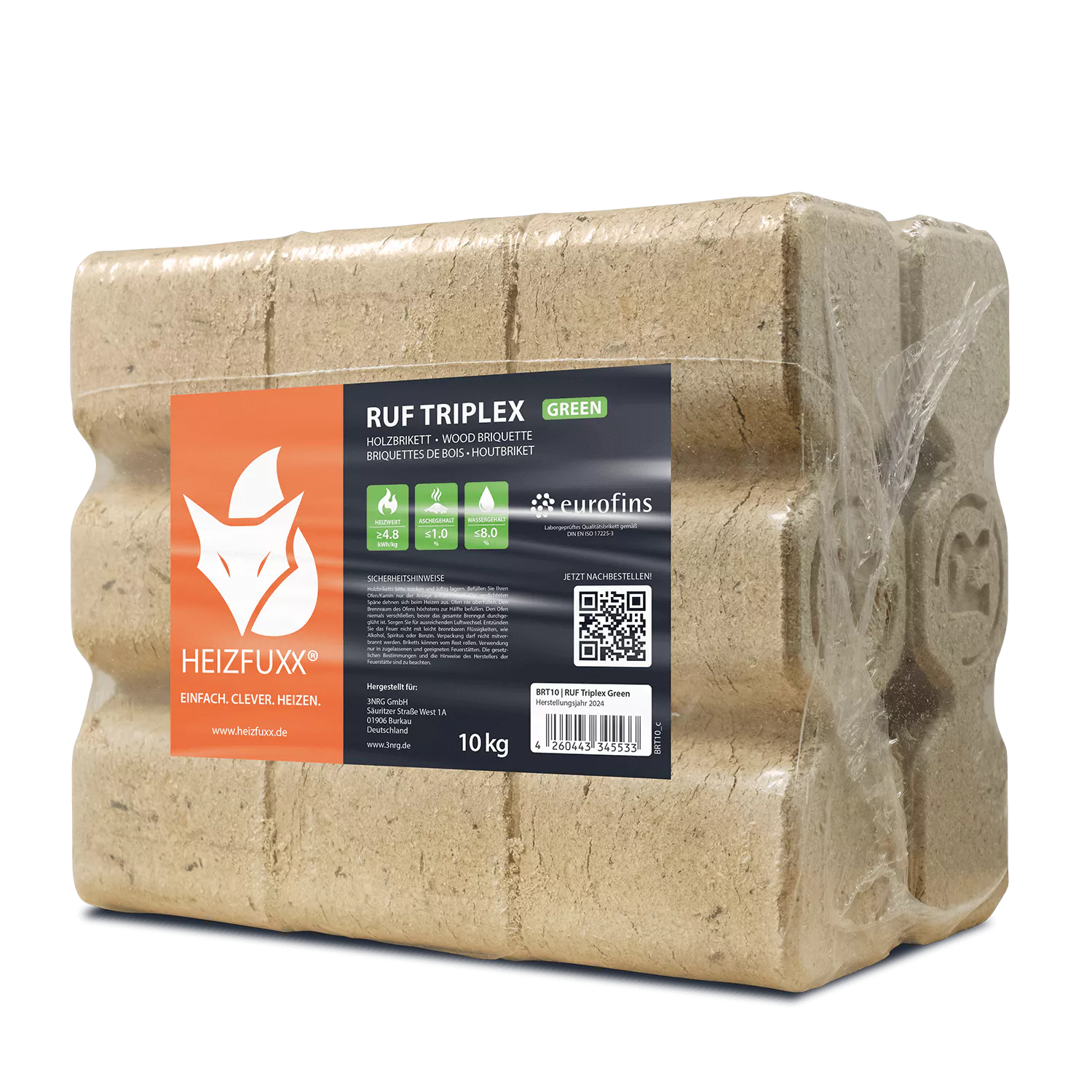 RUF Holzbriketts Triplex Green 960 kg