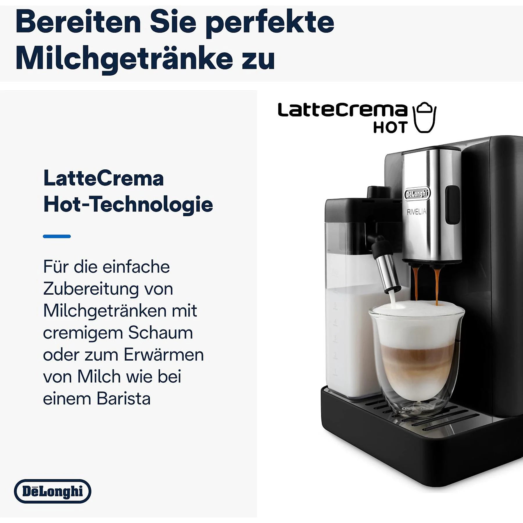 De’Longhi Rivelia EXAM440.55.B Kaffeevollautomat Schwarz