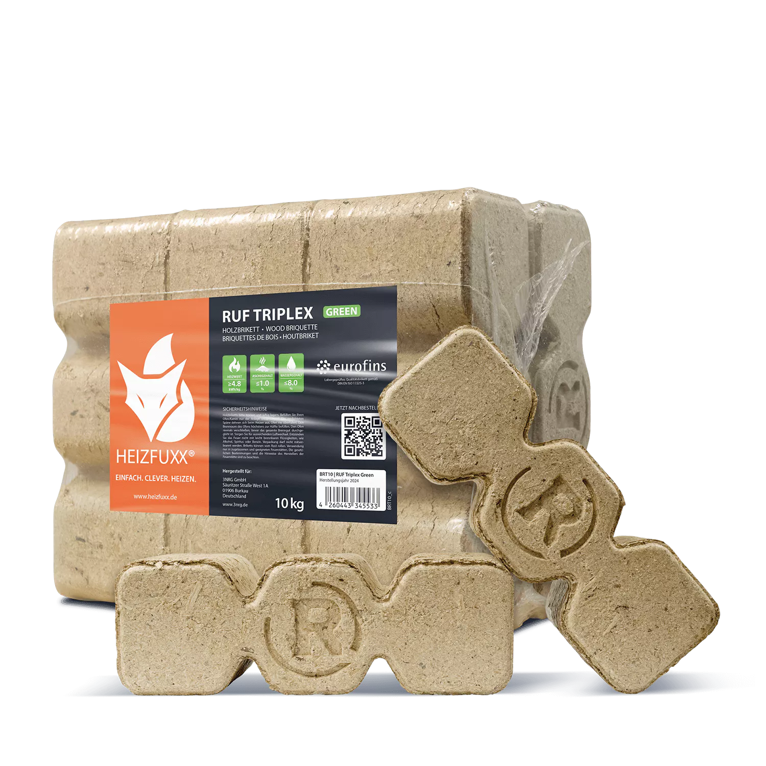 RUF Holzbriketts Triplex Green 960 kg