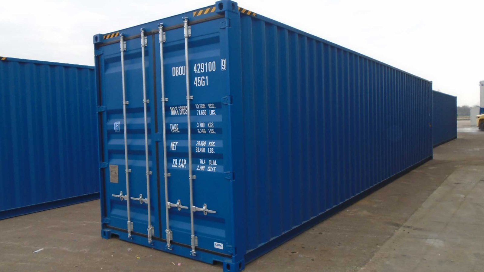40 Fuß High Cube Seecontainer Neu Lagercontainer