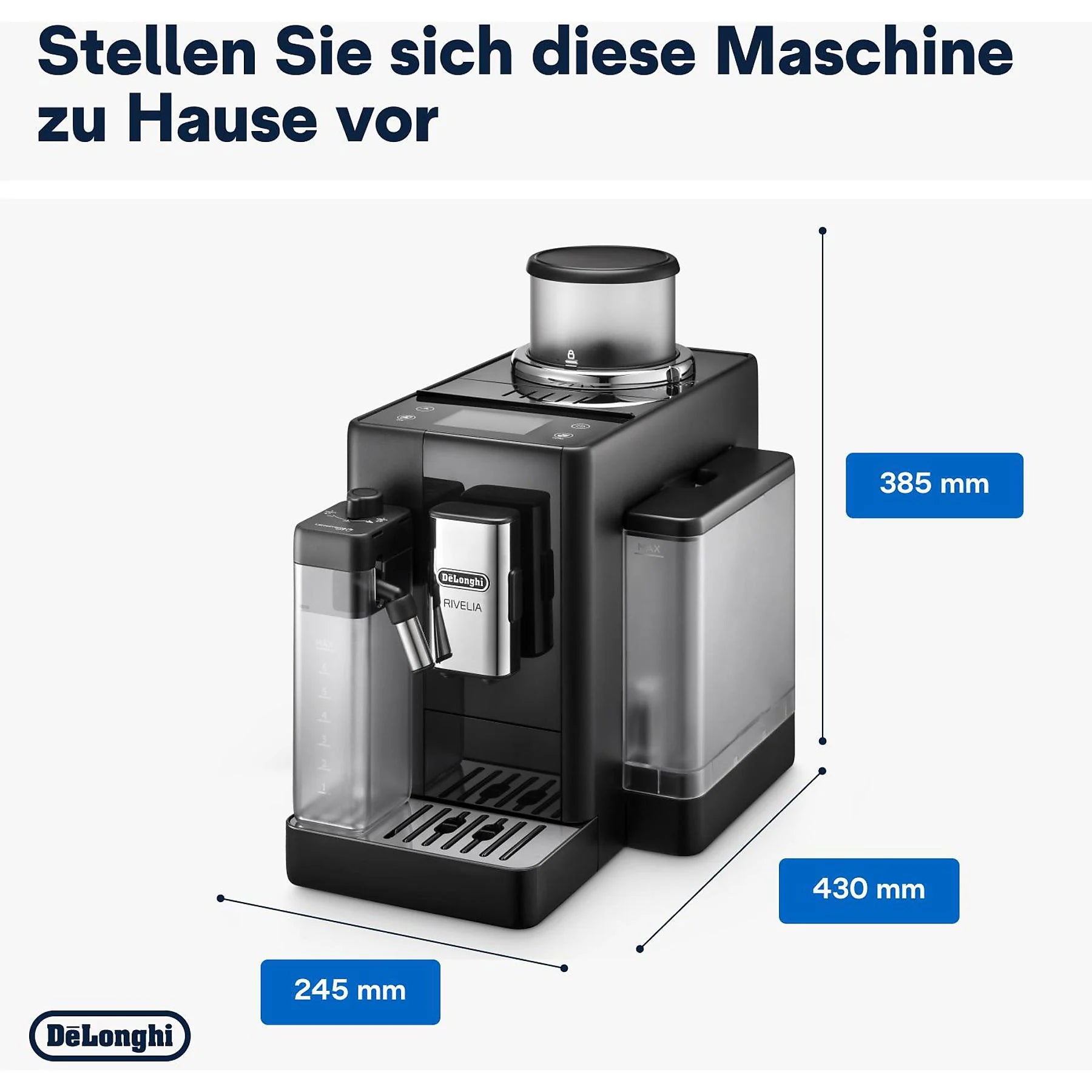 De’Longhi Rivelia EXAM440.55.B Kaffeevollautomat Schwarz