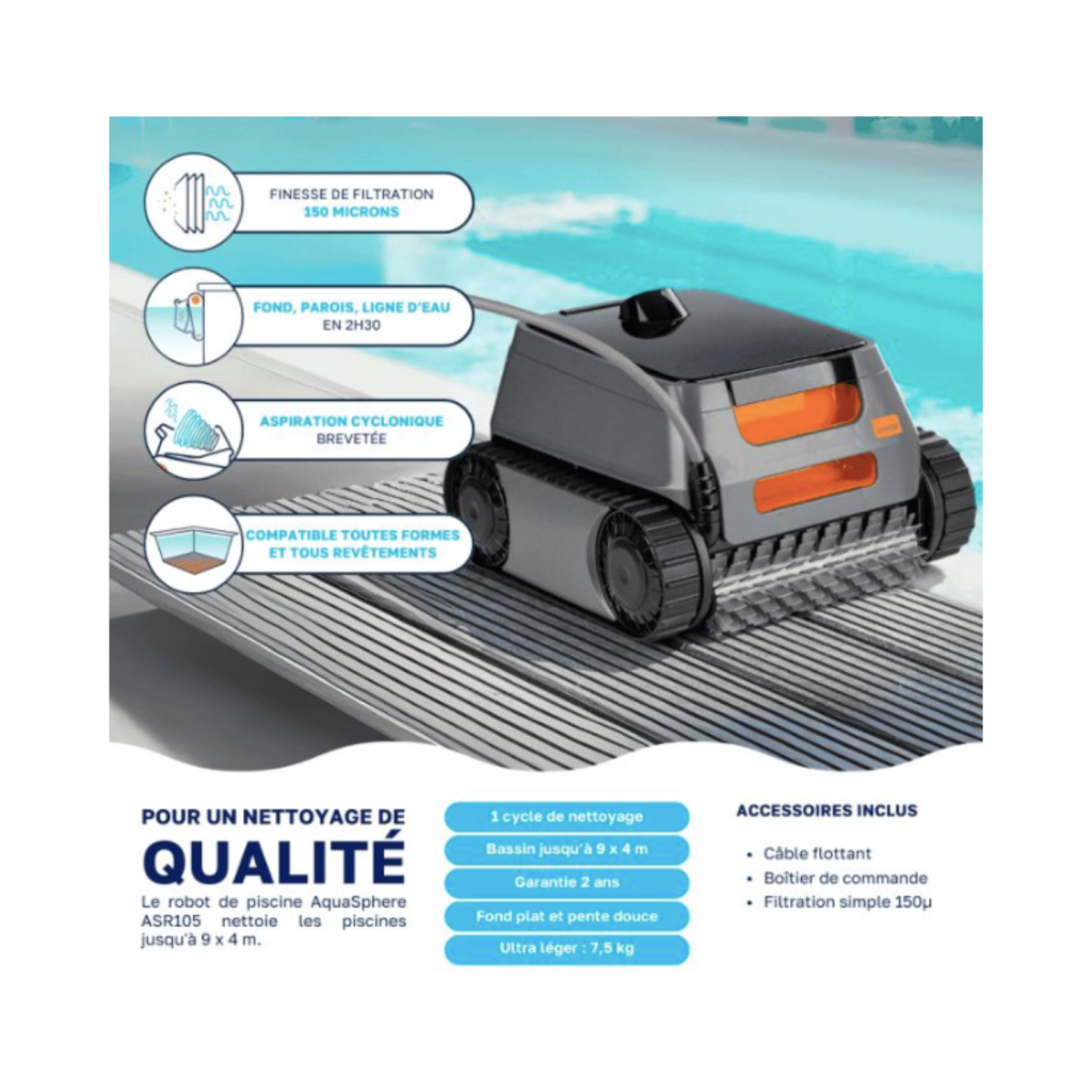 Zodiac Poolroboter Aquasphère ASR 105