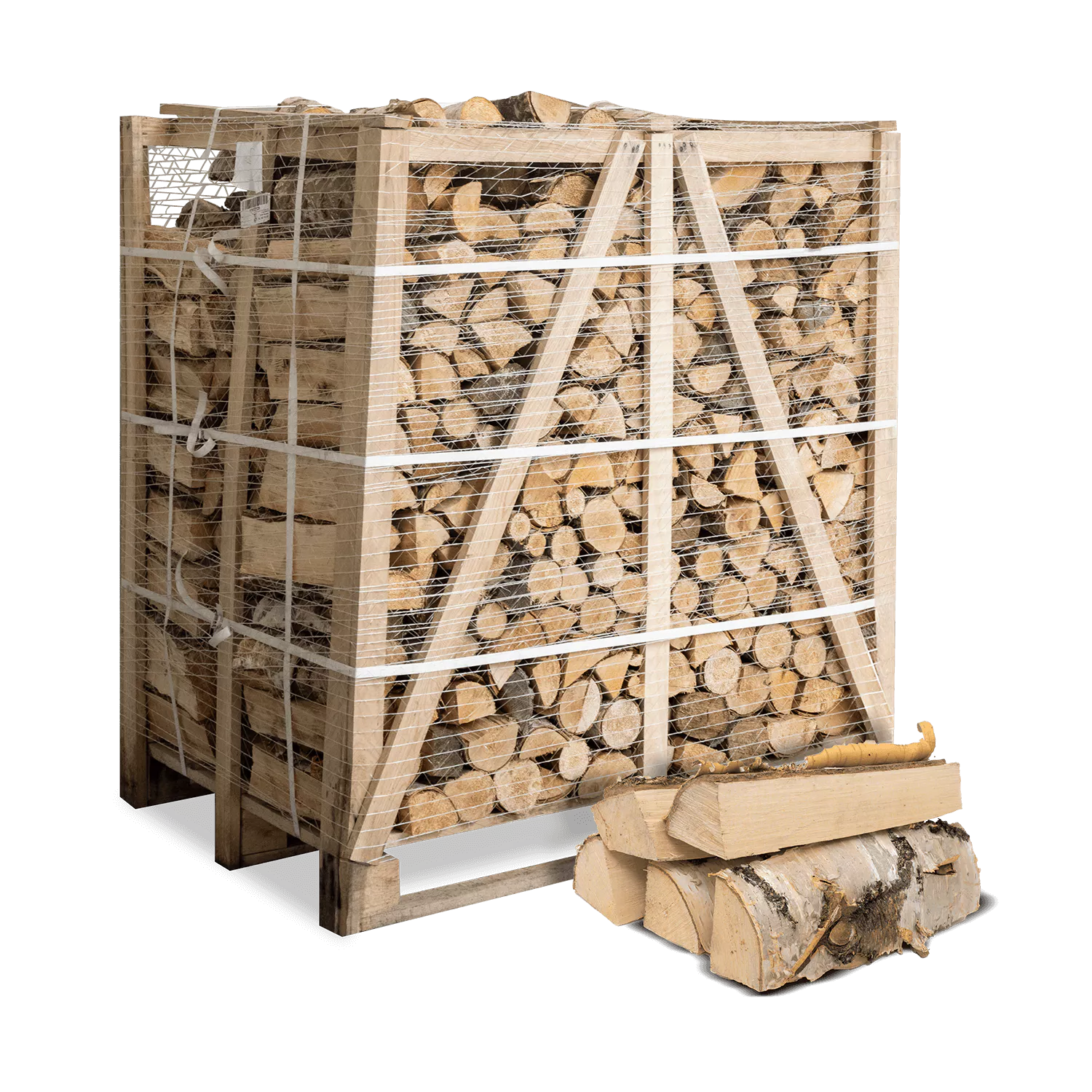Brennholz Birke Kaminholz 1 RM 500 kg 33 cm