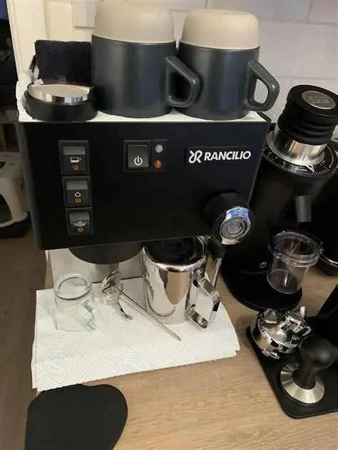 Rancilio Silvia E V6 Espressomaschine Edelstahl Matt