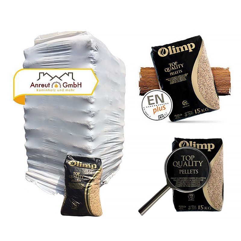 OLIMP Holzpellets Premium-Qualität 975 kg