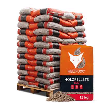 Holzpellets Red Hartholzpellets 65 x 15 kg