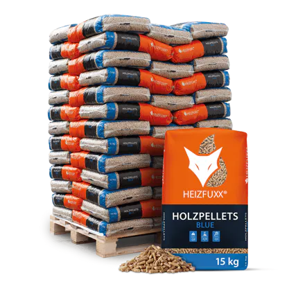 Holzpellets Blue Weichholz 65 x 15 kg