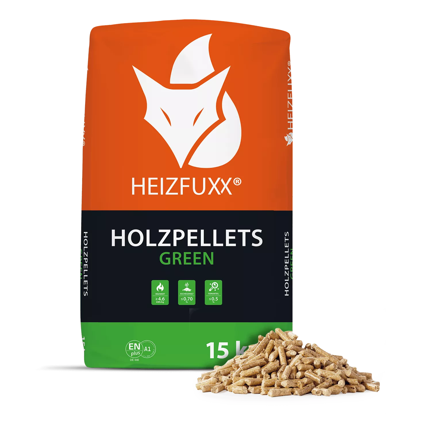 Green Holzpellets ENplus A1 65 x 15 kg