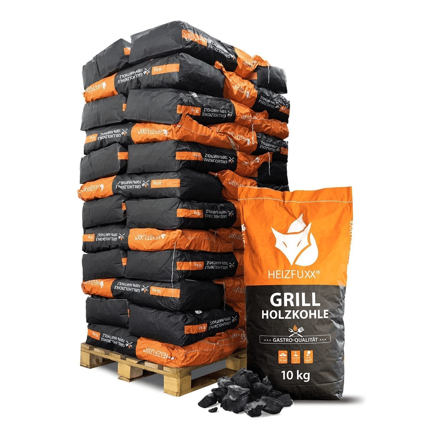 PALIGO Grillholzkohle Gastro-Qualität 360 kg
