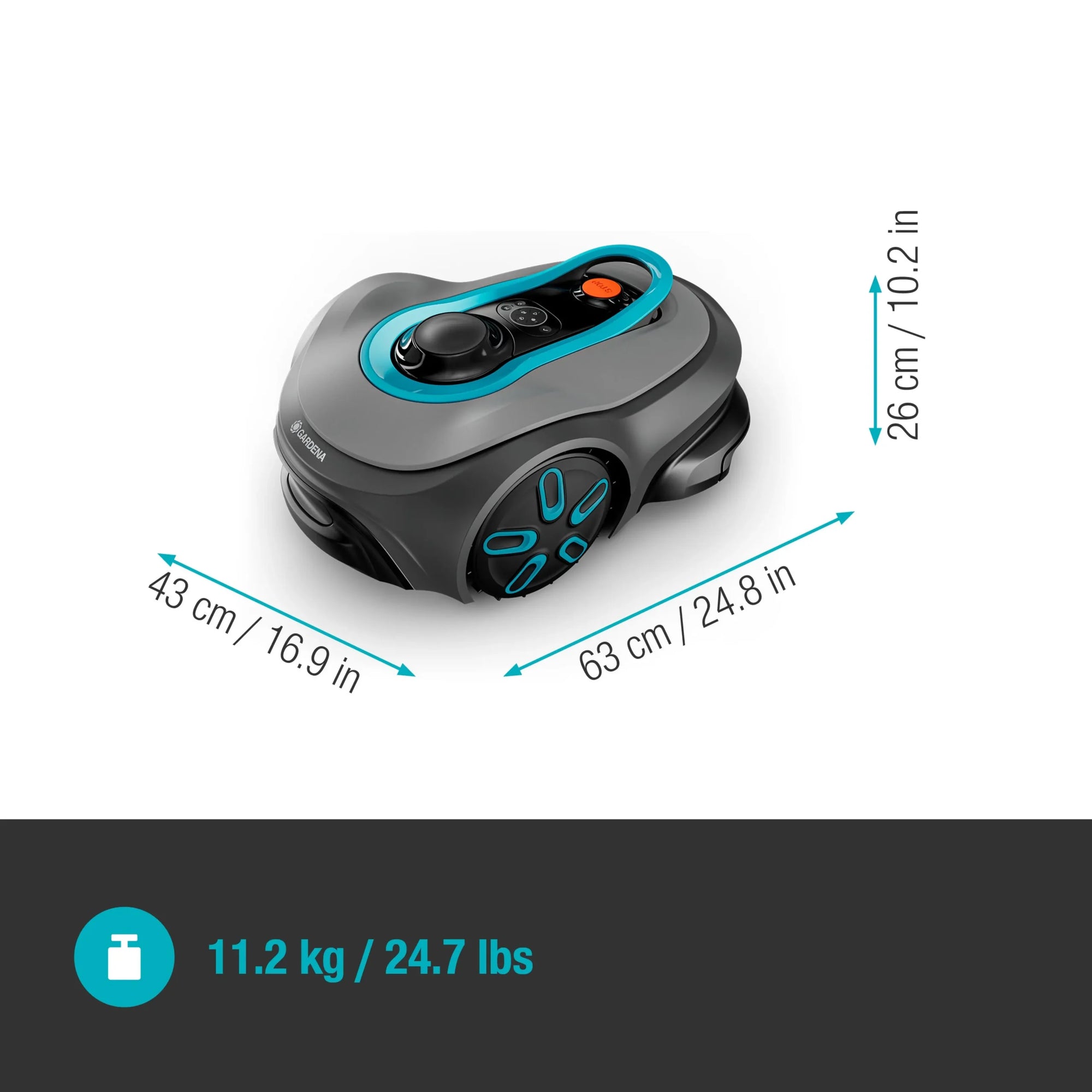 Gardena Mähroboter smart SILENO free 600 m² Set