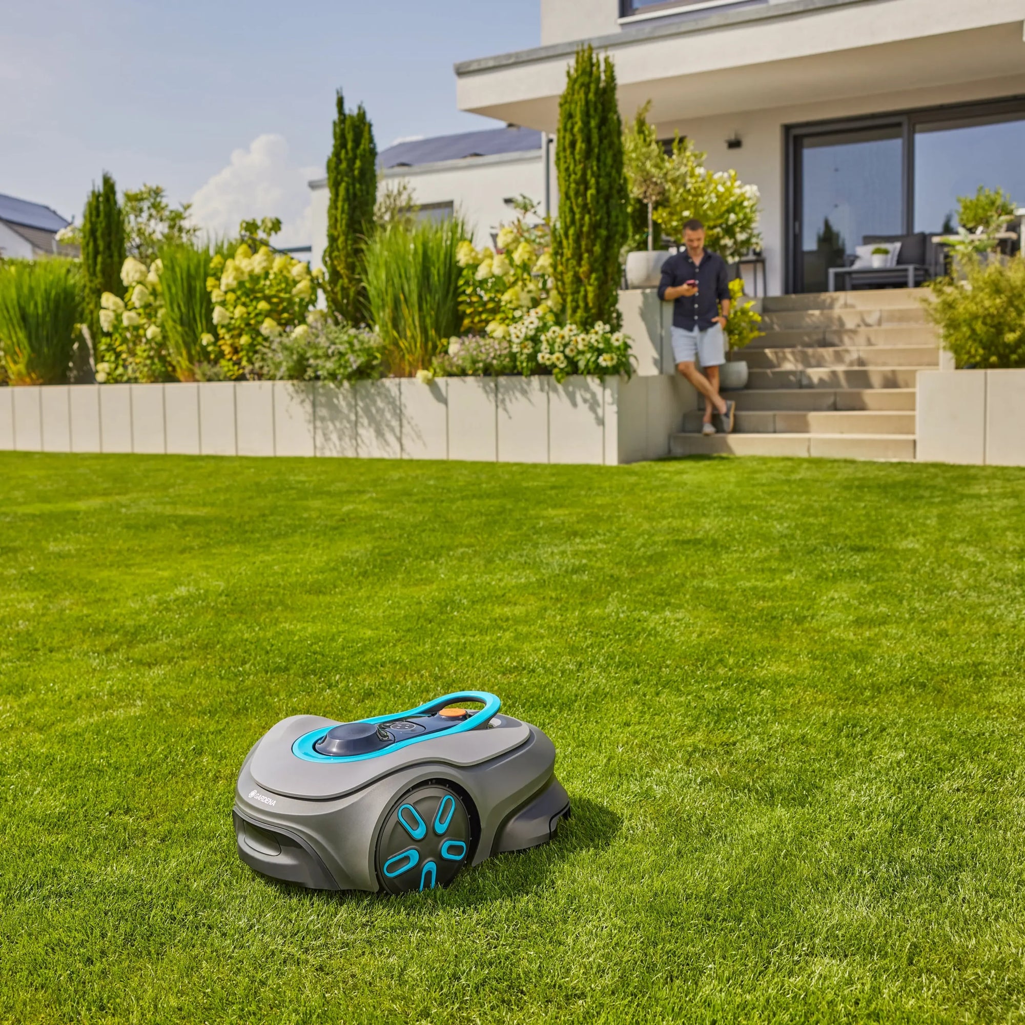 Gardena Mähroboter smart SILENO max Mähroboter 800 m²